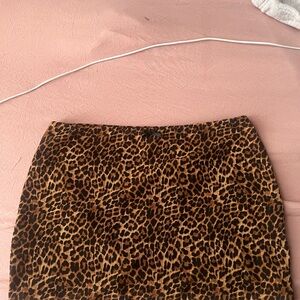 Edikted Leopard Print Pencil Skirt
